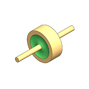 50Ω karakteristisk impedans - platt huvud med enkel kärna